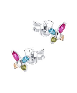 Butterflies Silver Stud Earring STS-7017